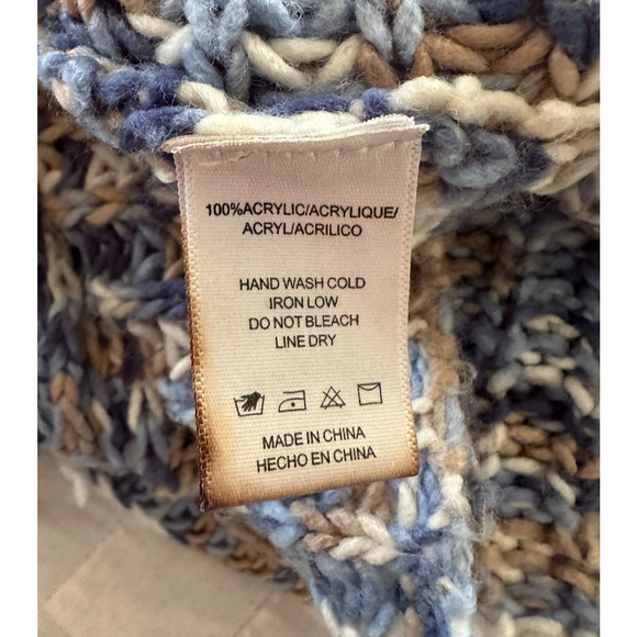 ANTHROPOLOGIE MOTH Womens Sweater XS Hooded Chunky Cardigan Oversized Bohemian - Picture 8 of 11